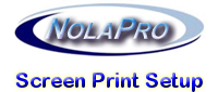 Screen Print Setup